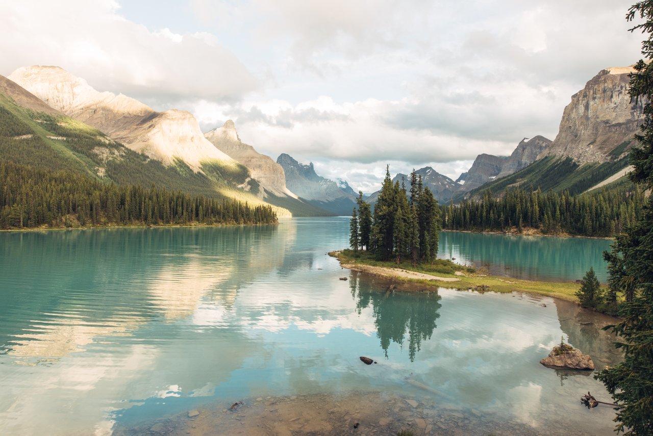 A lake in Jasper