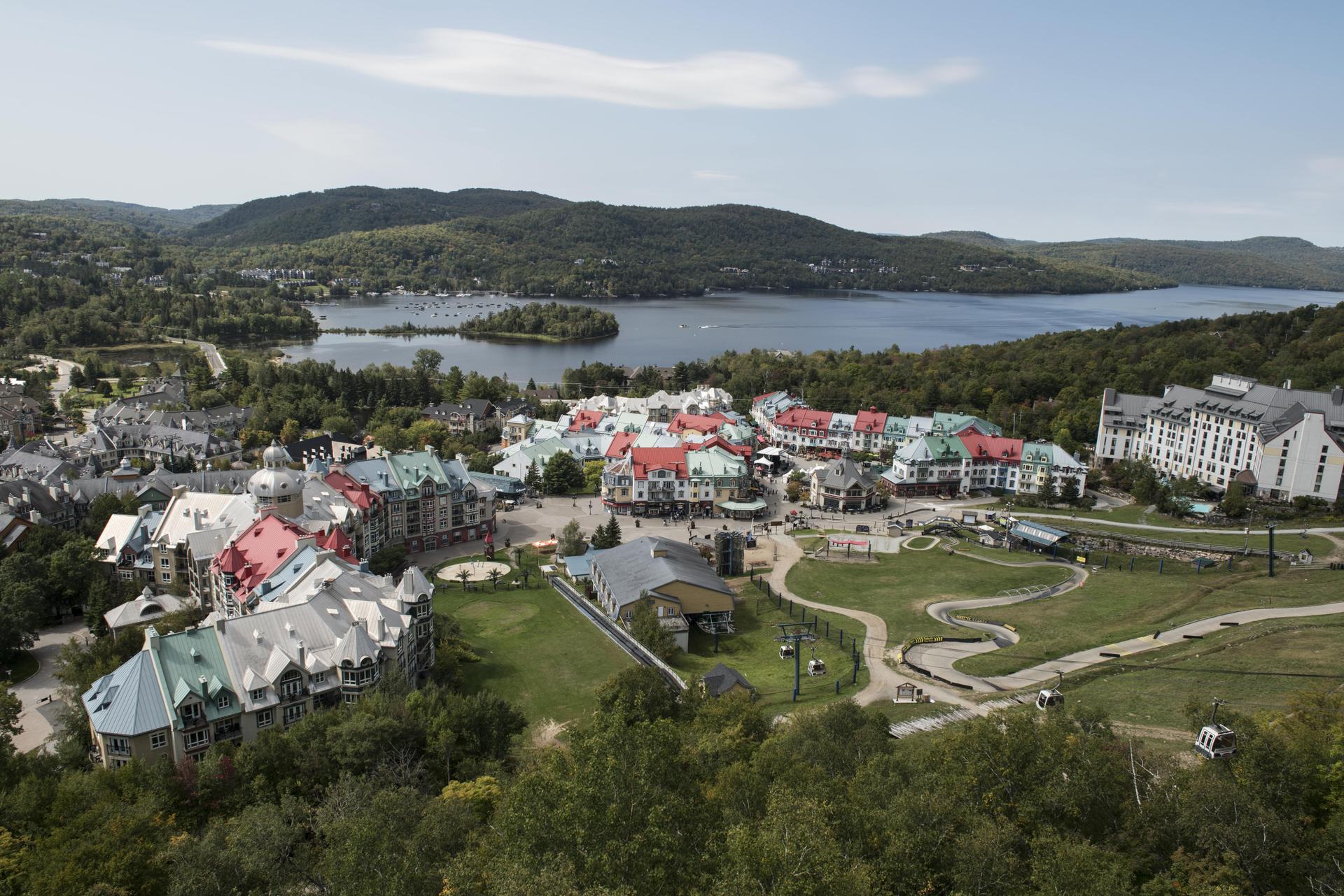 The Tremblant pedestrian village