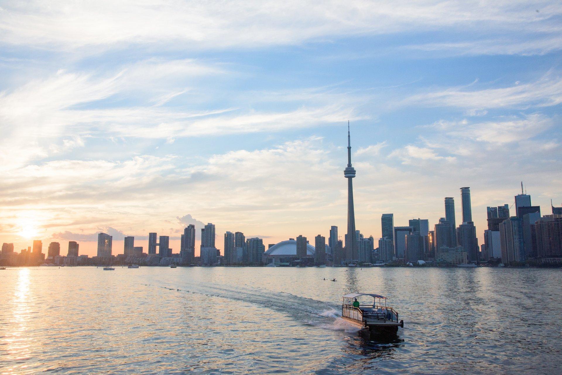 water view of the Toronto skyline