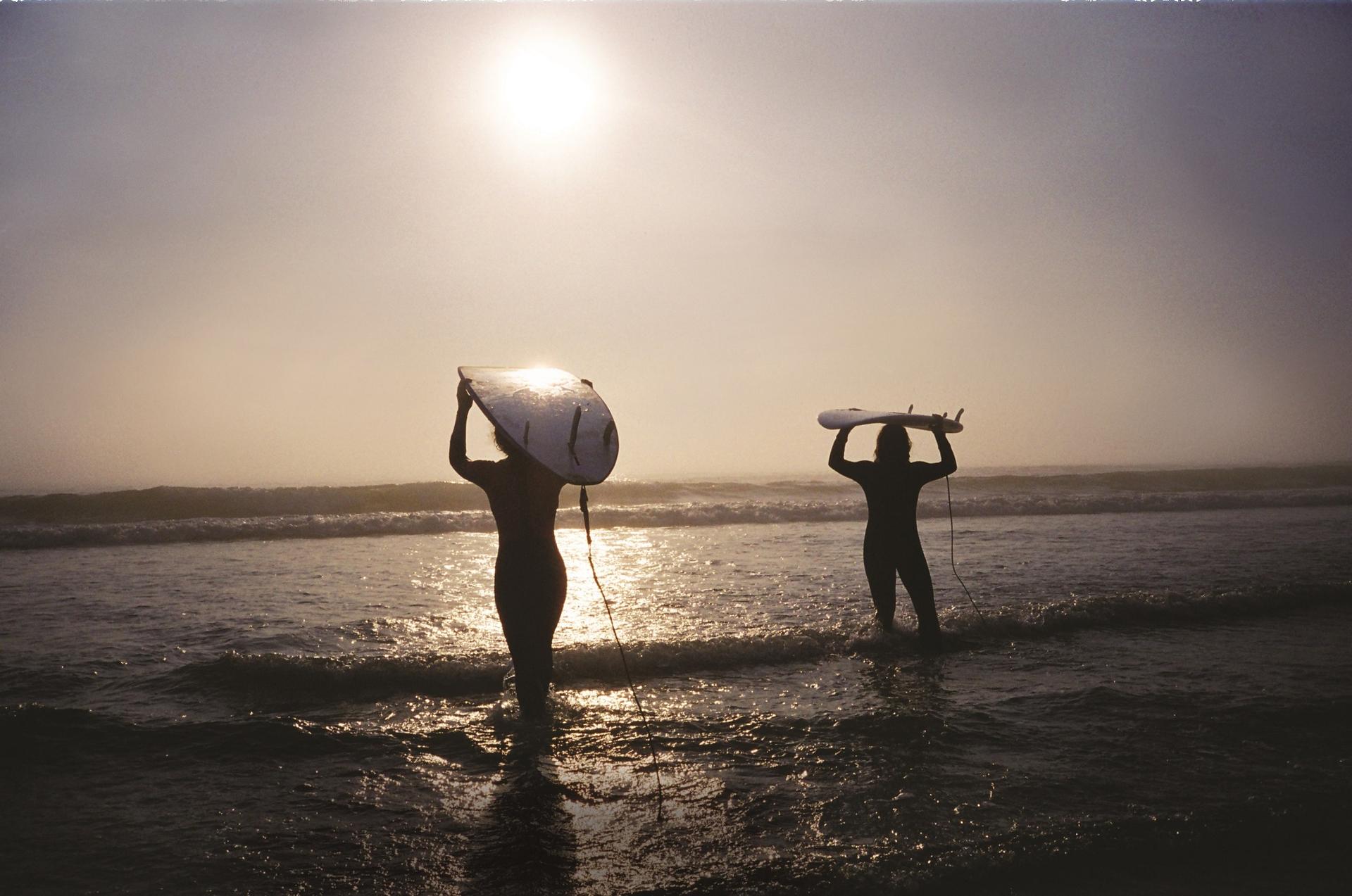 Surfing in Tofino