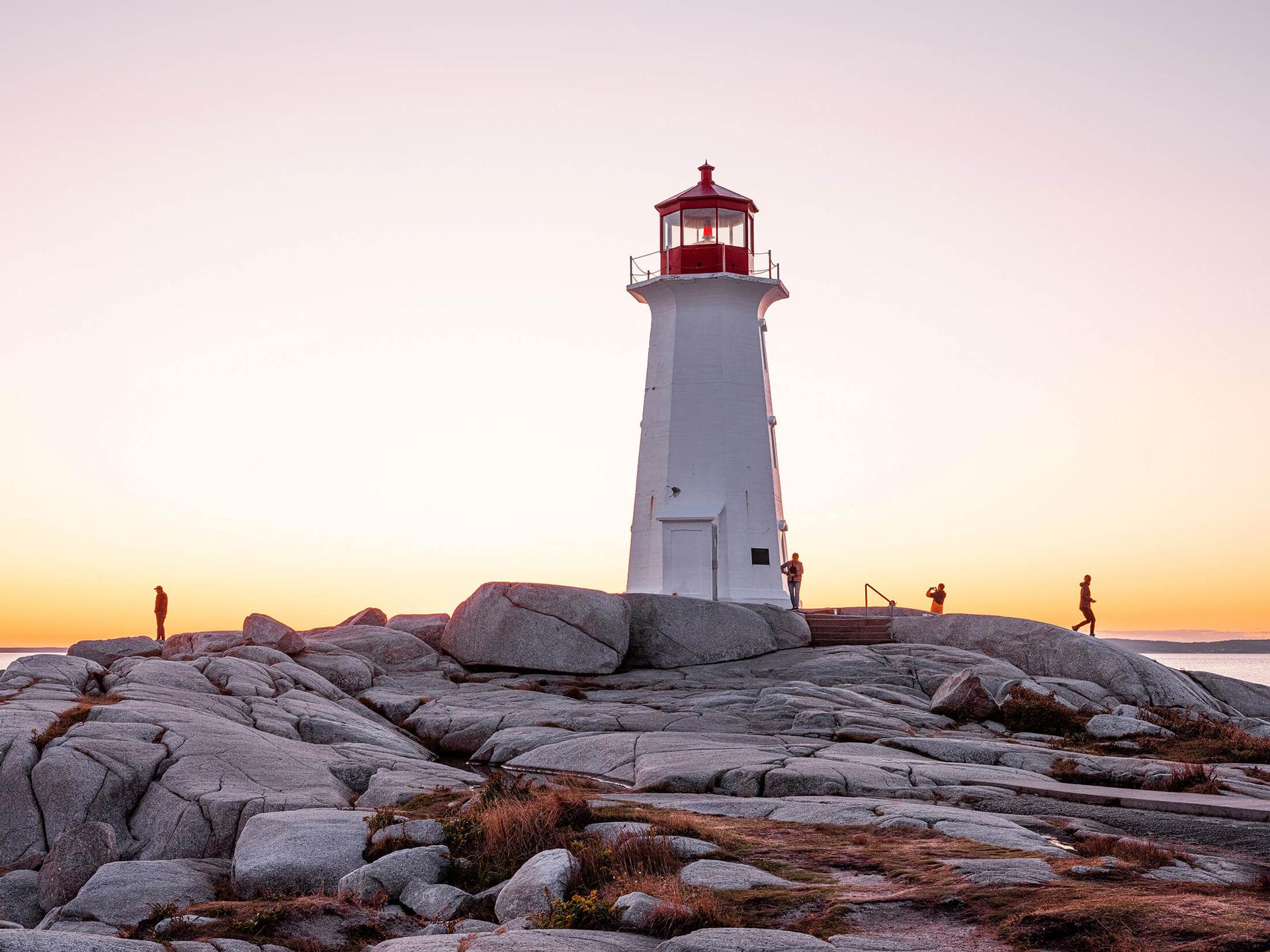 The lighthouse at Peggy's Cove