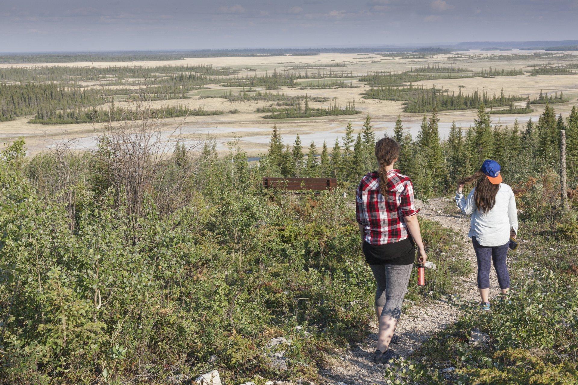 Le parc national Wood Buffalo aux Territoires du Nord-Ouest