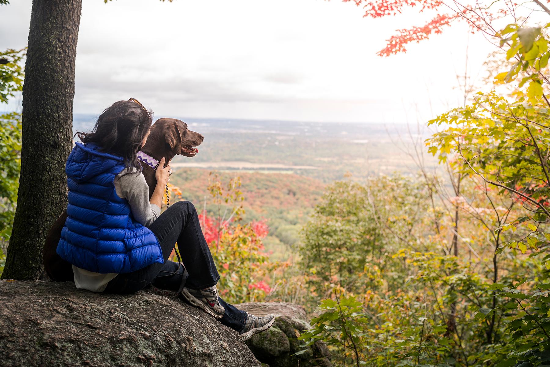 A hike in Gatineau Park