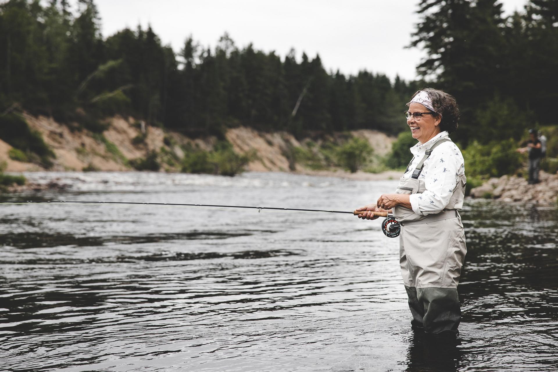 La pêche est belle attracts women of all ages and all walks of life, from beginners to seasoned pros