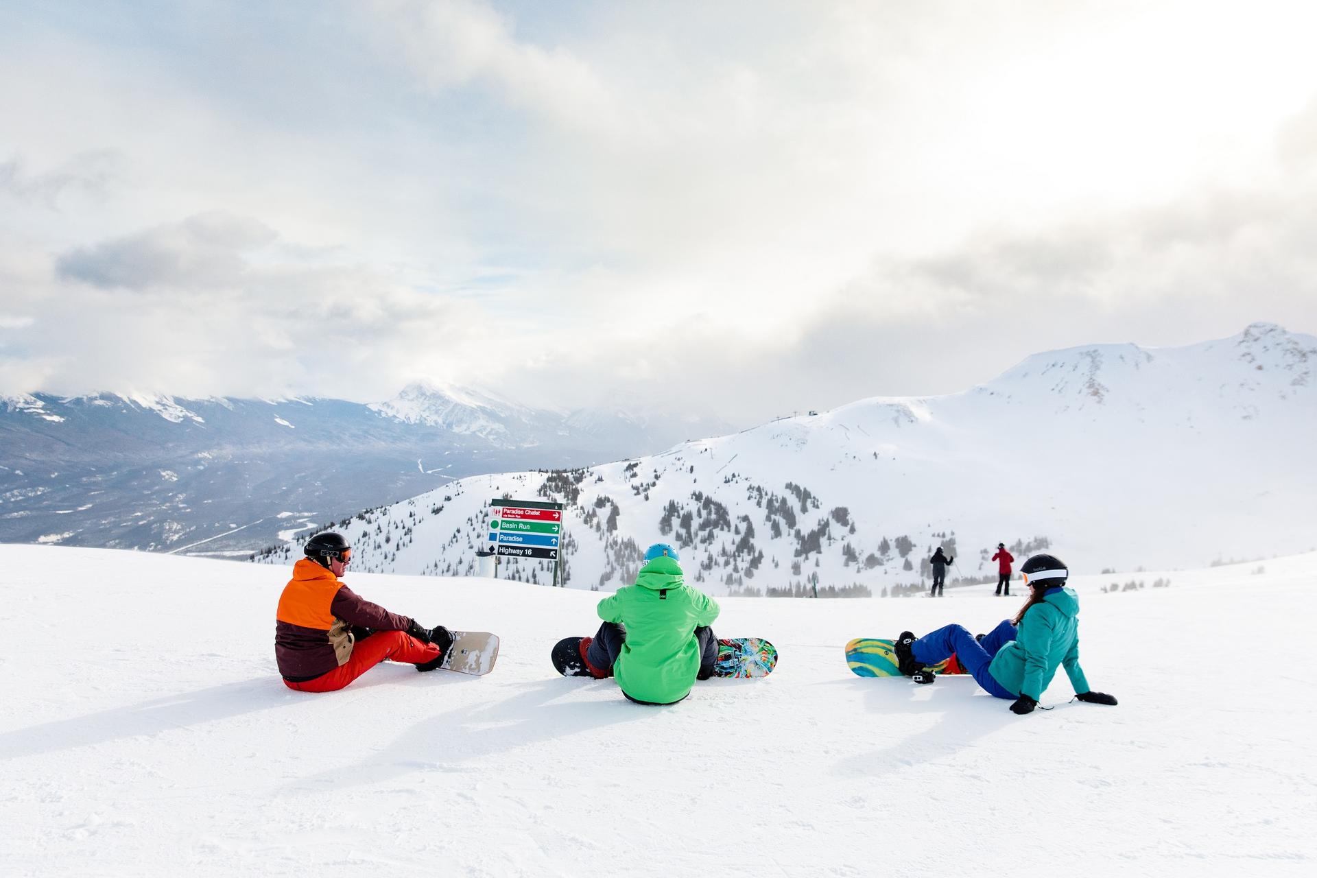 La station Marmot Basin, à Jasper