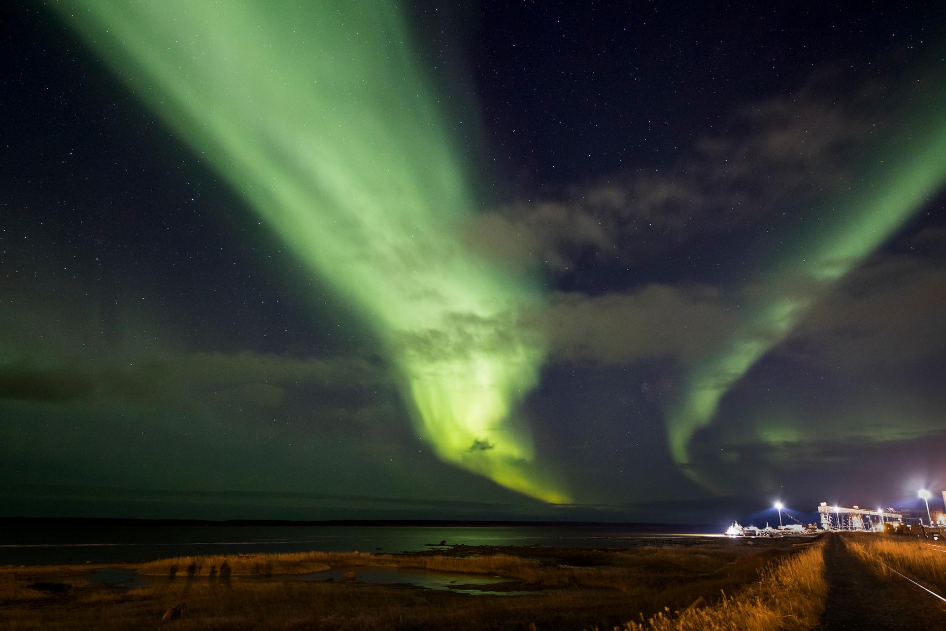 Northern Lights in Manitoba's North