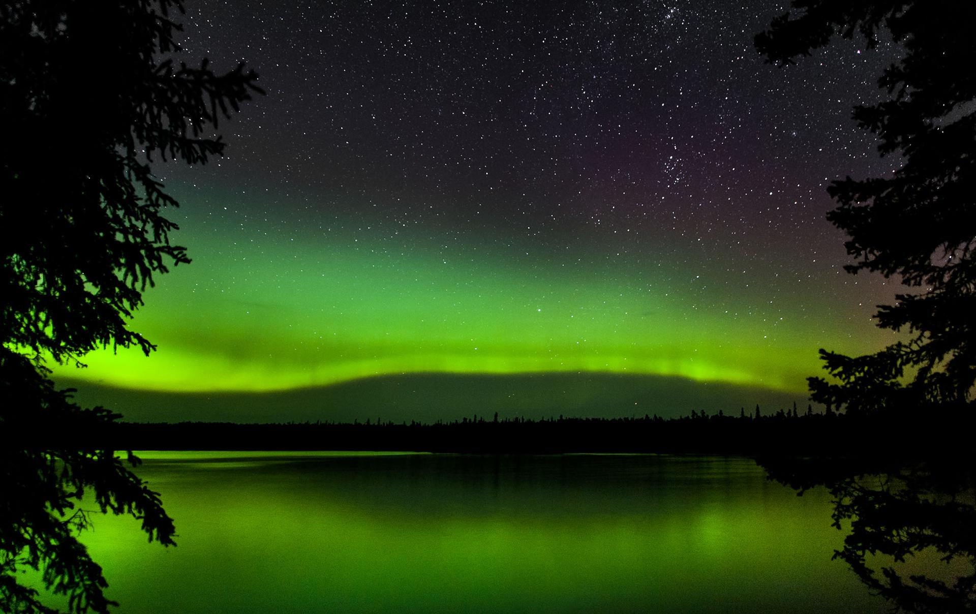 Aurores boréales à Red Lake (Ontario)