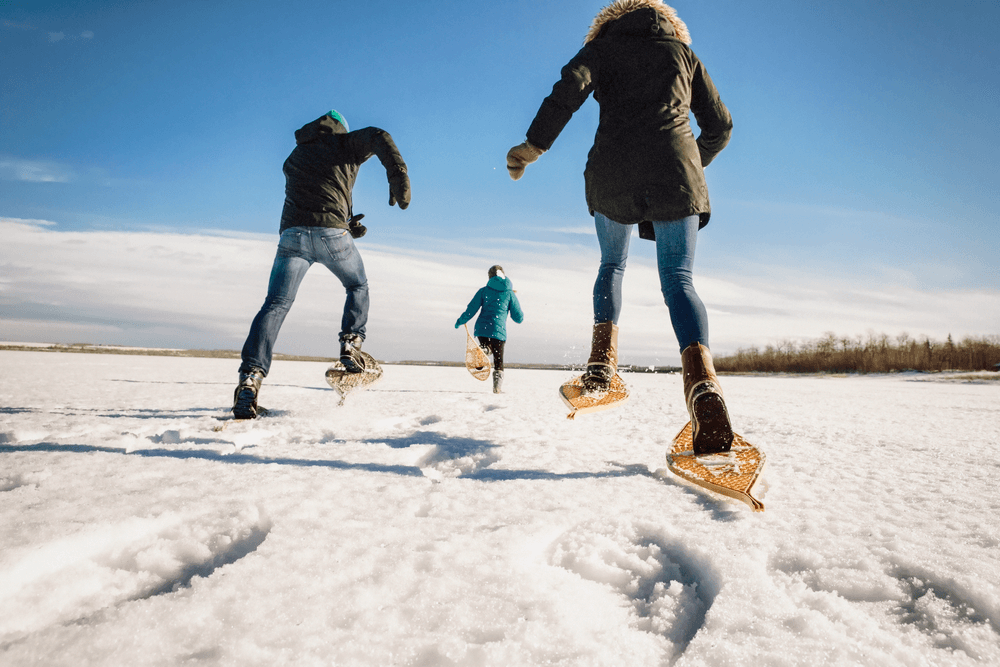 Snowshoeing, Grande Prairie, Alberta