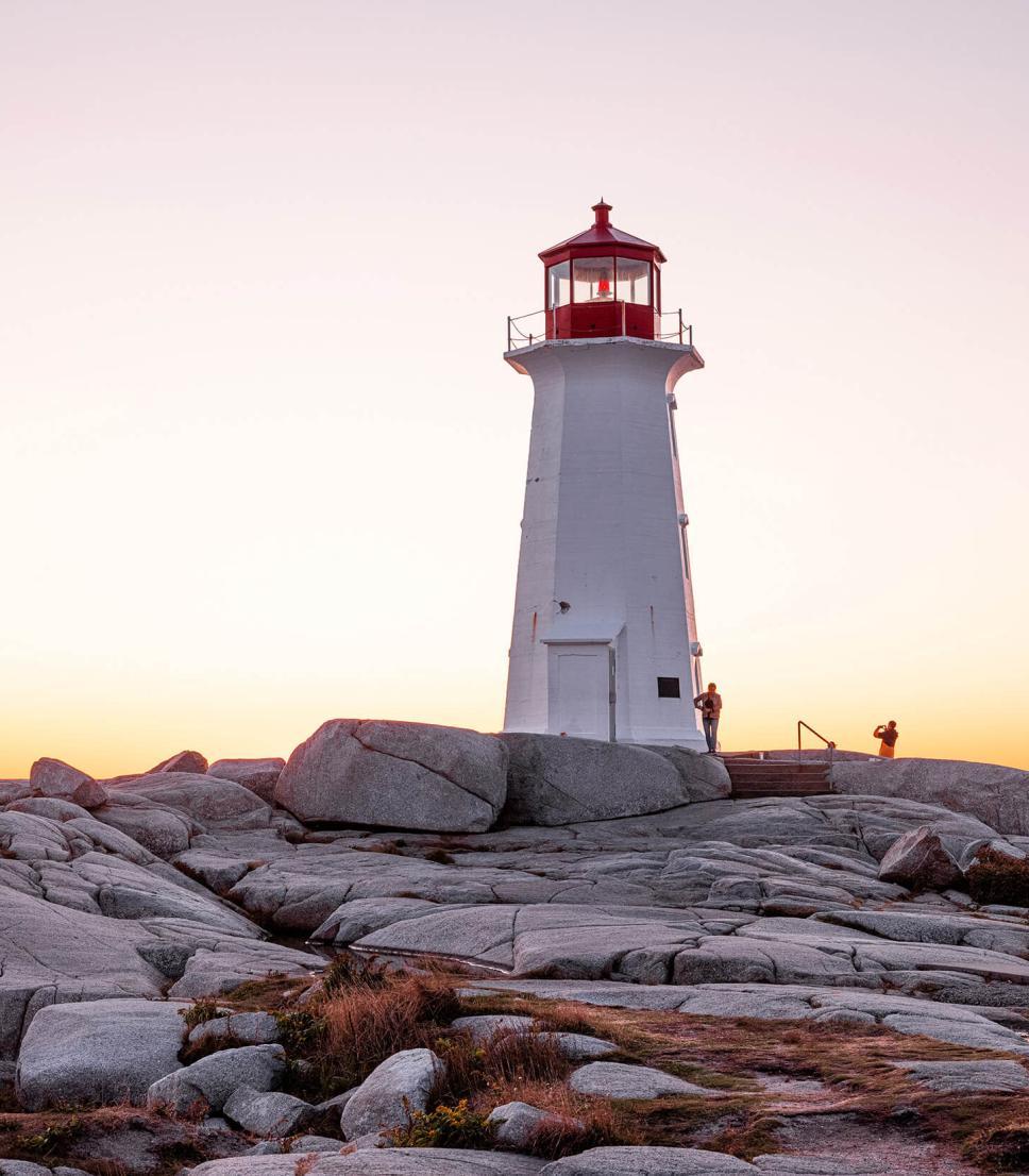 The lighthouse at Peggy's Cove